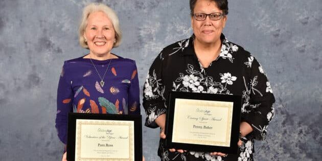 2 Pam Ross, Volunteer of the Year and Penny Baker, Caring Spirit Silver Maples of Chelse