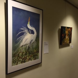 Tammy Burke and Lindsey Dahl are two of the artists in Gallery 100's "Bugs, Birds & Beasts" exhibit running through the end of 2015.