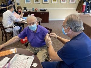 COVID-19 vaccination clinic hosted at Silver Maples community