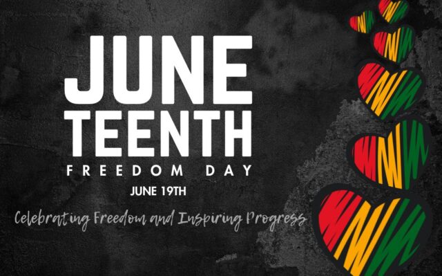 Honoring Juneteenth: Celebrating Freedom and Inspiring Progress

June 19th marks a pivotal moment in our nation's history—the end of slavery in the United States. On this day, we honor the strength, courage, and resilience of the African American community and reflect on the ongoing journey toward justice and equality.
Juneteenth is a time to remember the past, recognize the progress made, and recommit ourselves to building a more inclusive and equitable future. Let’s continue to listen, learn, and lift each other up—because freedom and dignity belongs to everyone.