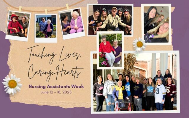 "Finding your passion will lead you to finding work that motivates and satisfies you." - Dr. Val Gokenbach

This National Nursing Assistants Week, we’re celebrating the incredible team of Resident Care Associates at The Meadows Assisted Living! 💜

With compassion in their hearts and a helping hand always ready, our RCAs make a meaningful difference in the lives of our residents each and every day. Whether it’s offering a kind word, a listening ear, or helping with daily tasks, their presence brings comfort, dignity, and joy.

Thank you for your commitment, your compassion, and the love you pour into your work. You are the heartbeat of our care—and we’re so grateful for all you do! #NationalNursingAssistantsWeek #ResidentCareHeroes #PositiveAgingExperience