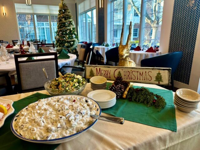 Our Christmas buffet was a beautiful way to celebrate the day, filled with delicious food, festive moments, and time shared together. Behind every detail was an incredible team who made it all happen.

To the staff who worked today and helped create such a warm, welcoming holiday for our residents—thank you. Your care, generosity, and attention to every little touch turned a meal into a meaningful celebration.

We are so grateful for the heart you bring to Silver Maples every day, and especially on holidays like today. Wishing you and your family a Merry Christmas and a joyful holiday season. 🎄💜