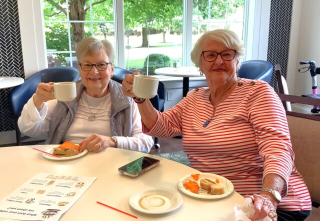 ☕ We brewed up some fun for 𝗡𝗮𝘁𝗶𝗼𝗻𝗮𝗹 𝗖𝗼𝗳𝗳𝗲𝗲 𝗗𝗮𝘆! Residents enjoyed specialty brews from Zou Zou’s — Toasted Coconut Decaf, Hazelnut, Columbian, and Mackinac Island Fudge — along with a variety of creamers to make each cup just right.

The afternoon was filled with laughter, coffee-themed trivia, and table games like: 
𝘞𝘩𝘢𝘵 𝘋𝘰𝘦𝘴 𝘠𝘰𝘶𝘳 𝘊𝘰𝘧𝘧𝘦𝘦 𝘚𝘢𝘺 𝘈𝘣𝘰𝘶𝘵 𝘠𝘰𝘶? 
𝘞𝘩𝘢𝘵’𝘴 𝘠𝘰𝘶𝘳 𝘊𝘰𝘧𝘧𝘦𝘦 𝘕𝘢𝘮𝘦? 

It was the perfect blend of great coffee, great company, and great fun! #nationalcoffeeday☕️