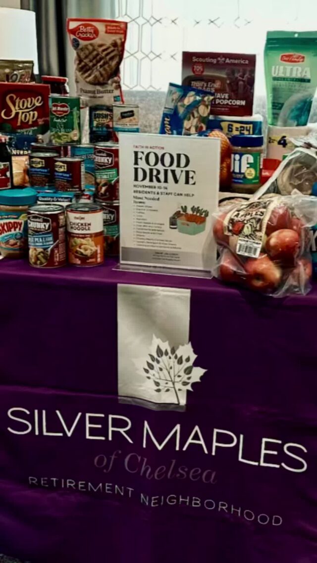 We got a head start on holiday giving this year — our community showed up in a big way!
Residents and staff donated pantry staples, cleaning supplies, diapers, and other high-need items for Faith in Action’s food distribution program.
Thanks to the generosity of our caring community, families in need will feel a little extra support this holiday season.
Thank you to everyone who contributed — your kindness truly makes a difference!