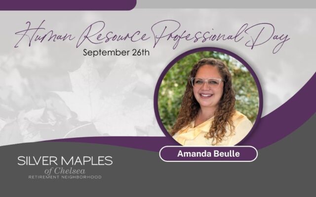 Happy HR Professionals Day! 🎉 Today we’re excited to welcome Amanda, our new Director of Human Resources, to the Silver Maples family. With over a decade of experience in human resources, her deep commitment to legal compliance, workplace safety, and cultivating a positive organizational culture makes her a perfect fit for our mission.

Amanda brings a vibrant energy and a forward-thinking approach to HR, embracing the values that make Silver Maples a truly special place. Her leadership will play a vital role in enhancing the aging experience for our residents and fostering a supportive, enriching environment for our staff.  #humanresourceprofessionalday