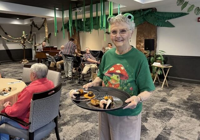 It’s Wild to be 90+!

We hosted an exclusive rainforest-themed party to celebrate our amazing residents aged 90 and better.

Guests were treated to an elegant spread featuring shrimp cocktail with horseradish & capers, mini Beef Wellingtons with Madeira cream, and stuffed mushroom caps with chicken and Italian fennel sauce topped with roasted tomato butter. 

The Jackson French Quarter Band took us on a musical journey through the decades – starting from 90 years ago and beyond – reminding us just how much life, history, and wisdom these incredible individuals hold. 

To make the day extra special, some of our younger residents volunteered as servers, bringing plates, smiles, and plenty of cheer to our honored guests. 

Reaching 90+ is no small feat, and we believe it deserves to be celebrated in style. 

Here’s to honoring their stories, laughter, resilience, and the vibrant spirit they bring to our community every single day.  #ItsWildToBe90Plus #CelebrateLife #positiveagingexperience