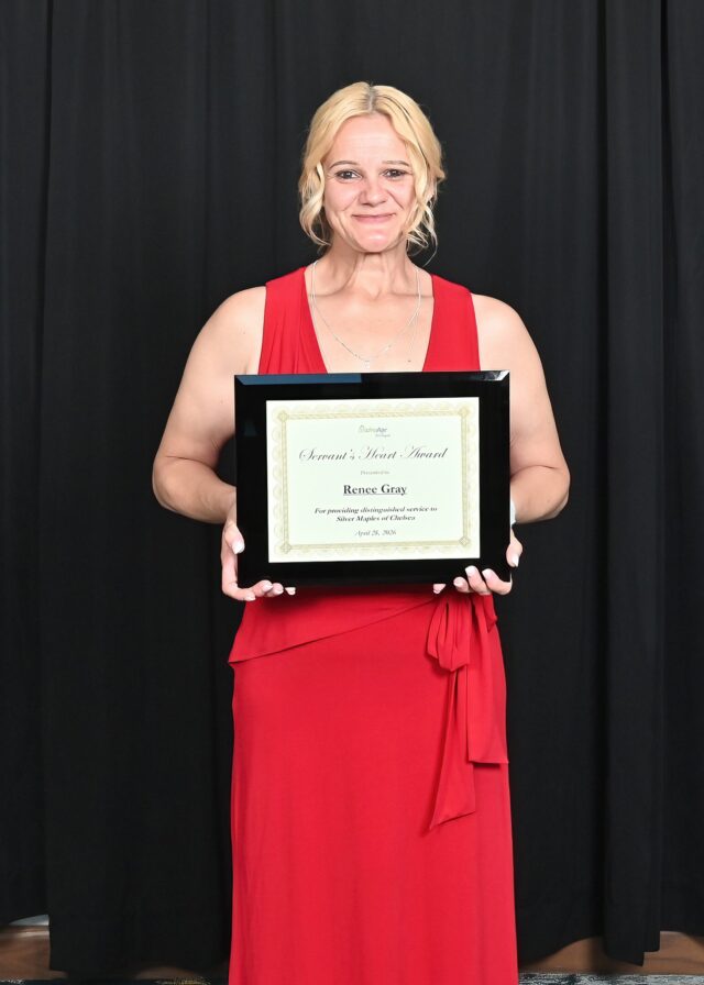 💜Celebrating a True Servant’s Heart 💜

We are thrilled to share that, a valued member of our housekeeping team, 𝗥𝗲𝗻𝗲𝗲 𝗚𝗿𝗮𝘆 has been honored with the 𝗦𝗲𝗿𝘃𝗮𝗻𝘁’𝘀 𝗛𝗲𝗮𝗿𝘁 𝗔𝘄𝗮𝗿𝗱 from LeadingAge Michigan.

Since joining Silver Maples in 2023, Renee has touched countless lives through her kindness, compassion, and extraordinary attention to detail. She takes the time to get to know each resident personally, learning their preferences and creating meaningful connections that help them feel truly known, respected, and cared for.

Renee’s thoughtful approach extends far beyond her daily responsibilities. From noticing when someone could use a little extra conversation to creating personalized housekeeping binders that enhance service consistency and resident satisfaction, she consistently goes above and beyond.

One resident captured it perfectly: “Renee doesn’t wait to be asked; she simply notices, cares, and acts.”

Her warmth, humility, and dedication inspire everyone around her and reflect the very best of Silver Maples.

Please join us in congratulating Renee on this well-deserved honor, we thank her for the countless ways she makes our community feel warm and a wonderful place to call home.

🎥 Take a moment to watch this special video tribute created by LeadingAge Michigan in his honor: https://youtu.be/CCO3OZE8EwM?si=JPJmwAwDuWA3vEr2

#ServantsHeartAward #LeadingAgeMI #SilverMaplesProud #SeniorLivingWithHeart #MissionDrivenCare