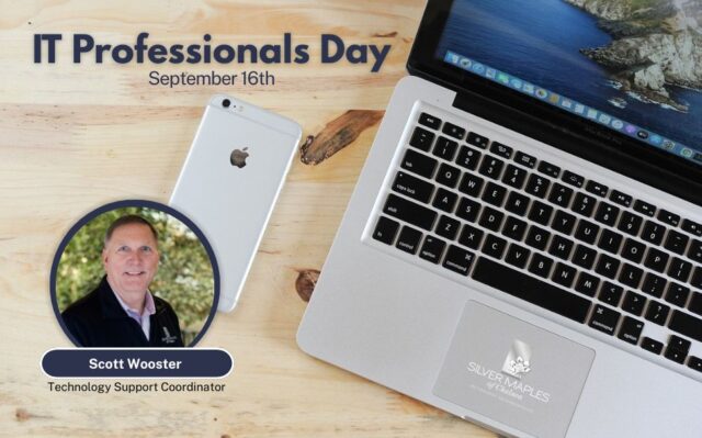 Today we celebrate IT Professionals Day! 💻

From troubleshooting the little things to keeping our entire system running smoothly, Scott supports 100+ employees and 200 residents with patience, humor, and a kind heart. We’re so grateful for his expertise and dedication—Silver Maples wouldn’t be the same without him! 💜

#NationalITProfessionalsDay